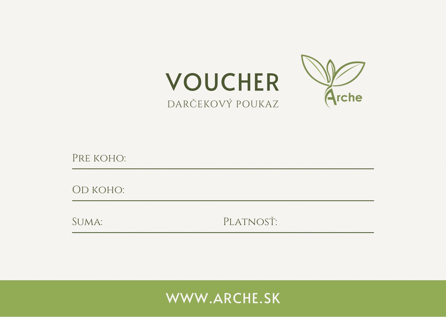 VOUCHER ARCHE