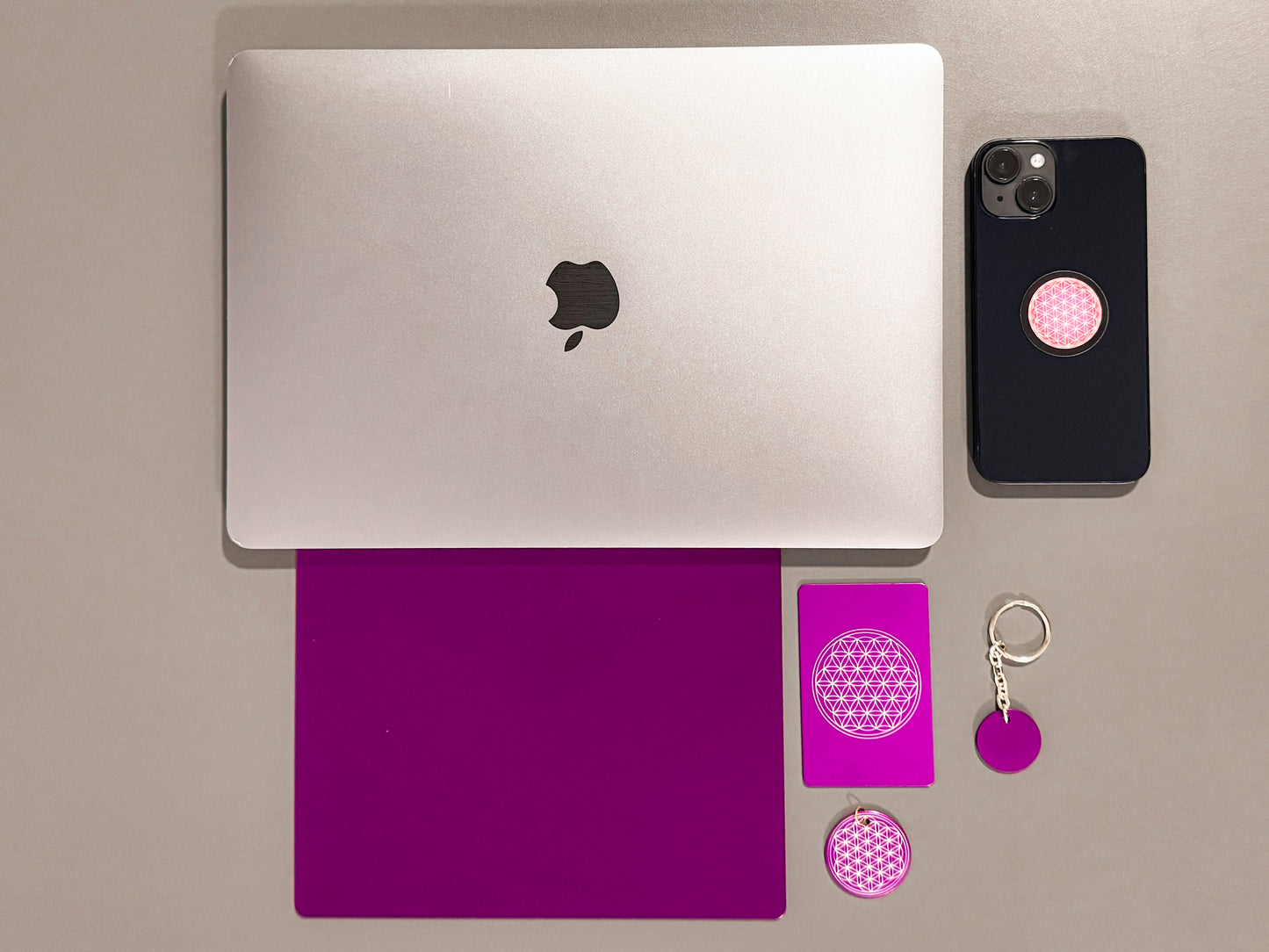 EMF Energy platnička veľká - purpurová