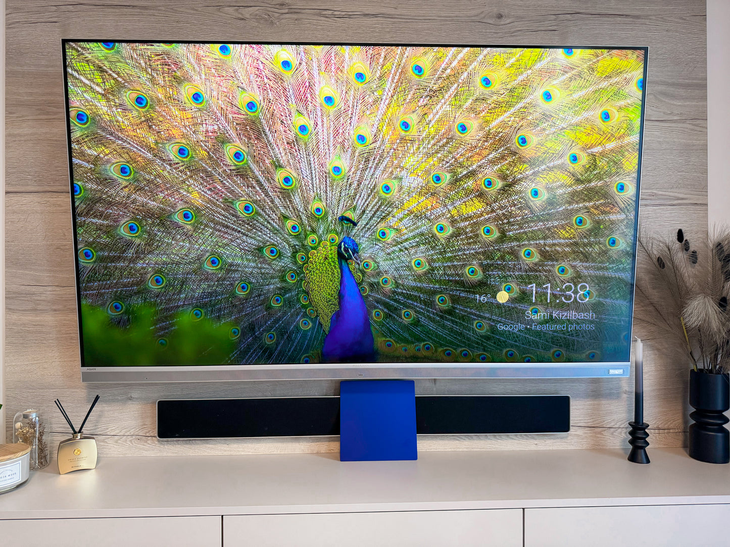 EMF Energy plate large - blue