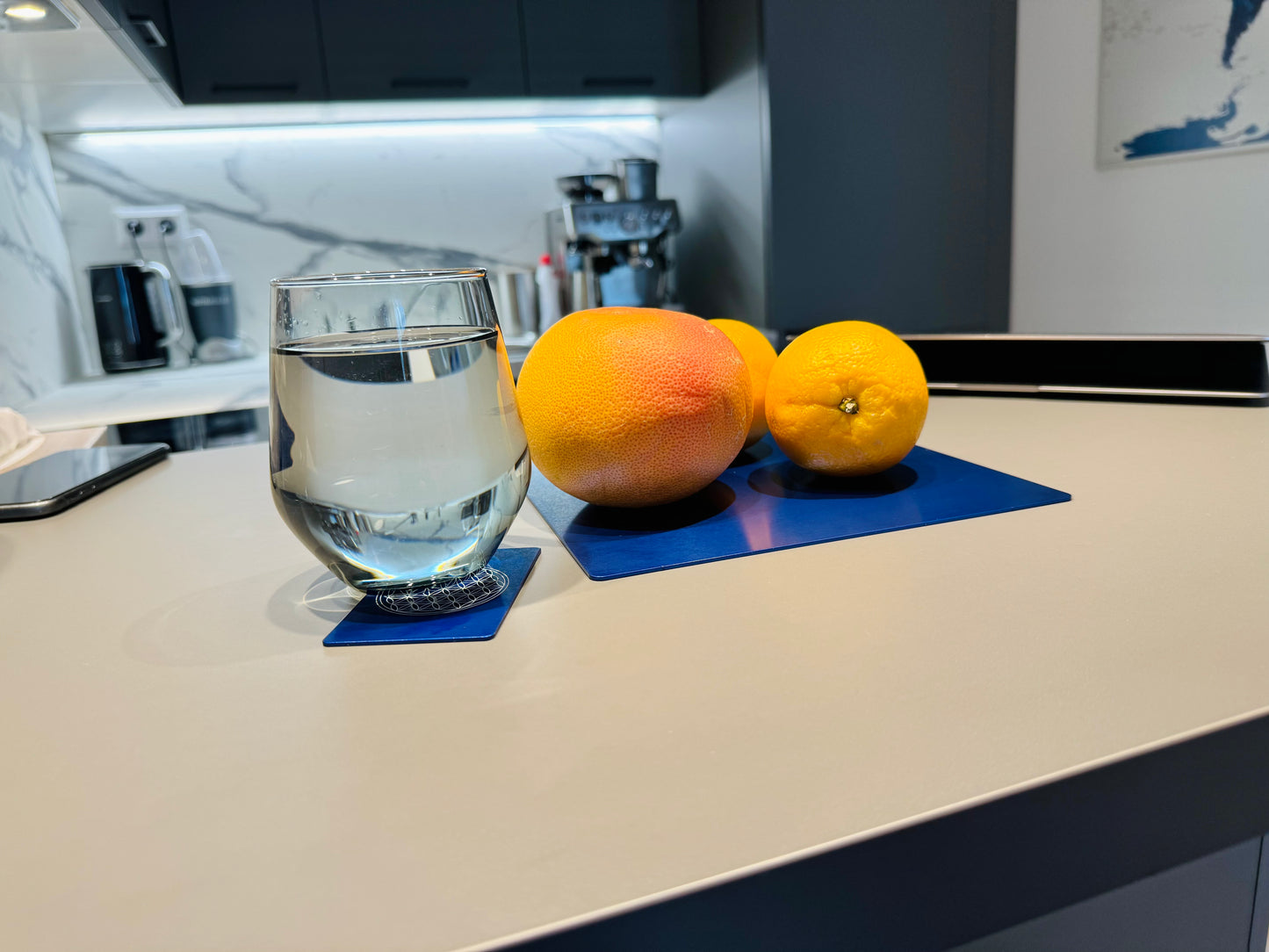 EMF Energy plate large - blue