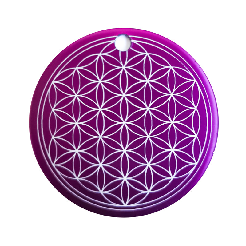 EMF Energy prívesok Kvet života- purpurová