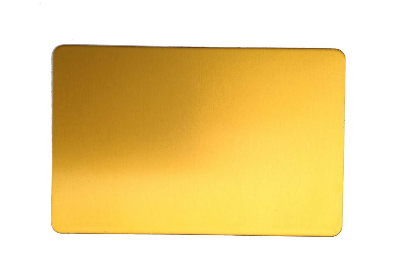 Platnička Tesla 8,5 x 5,5 cm zlatožltá