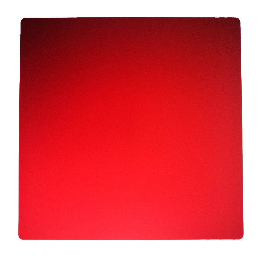 Platnička Tesla 21x21 cm červená