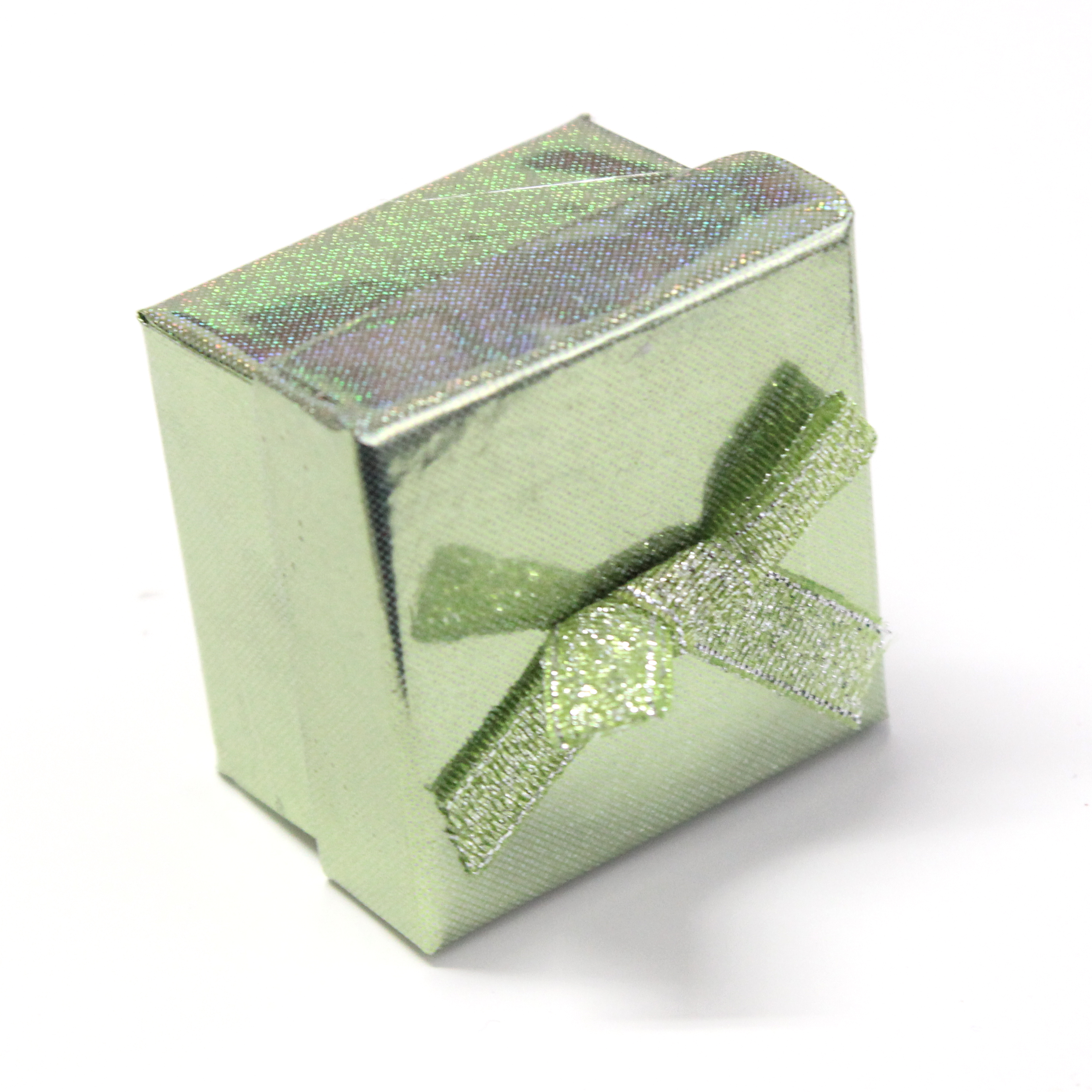 Darčeková krabička zelená 4x4cm
